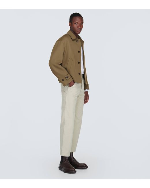 Pantalon droit en coton Auralee pour homme en coloris Natural