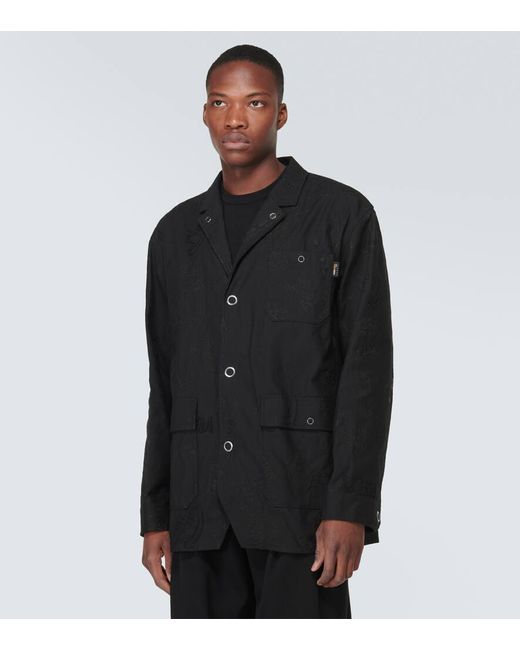 Undercover Black Cotton-blend Jacket for men