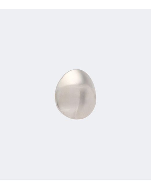 Alaïa White Ohrringe Dome Small