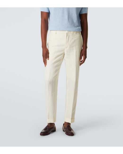 Polo Ralph Lauren Natural Linen Suit Pants for men