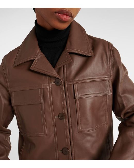 Joseph Brown Leather Jacket