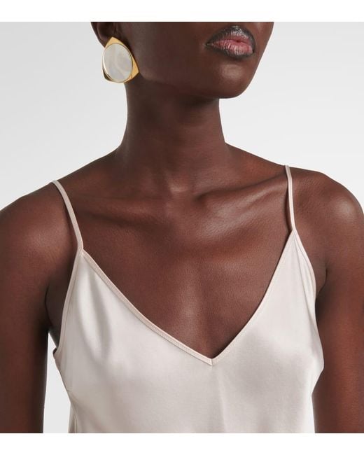 Joseph White Clea Silk Tank Top