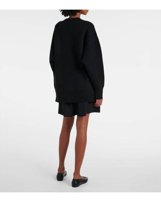 Totême Blue Wool And Cashmere-Blend Sweater