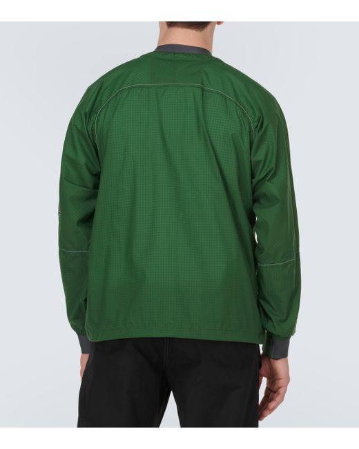 And Wander Green Ripstop Jacket for men