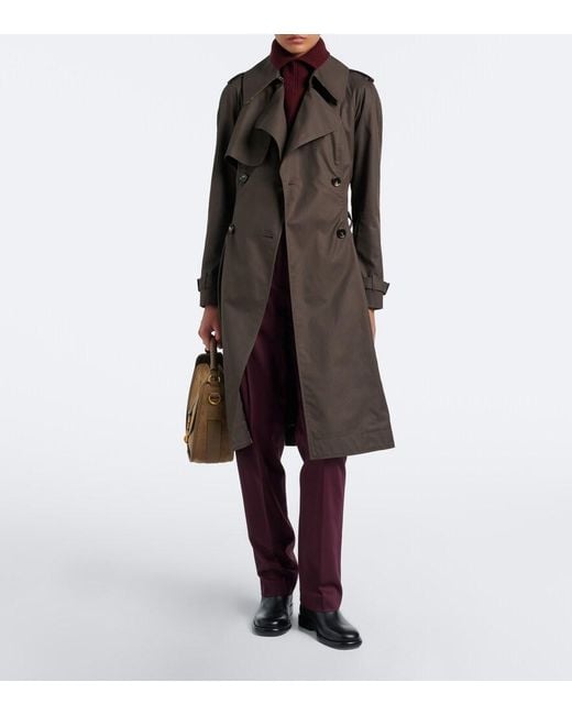 Burberry Brown Pembury Cotton Gabardine Trench Coat