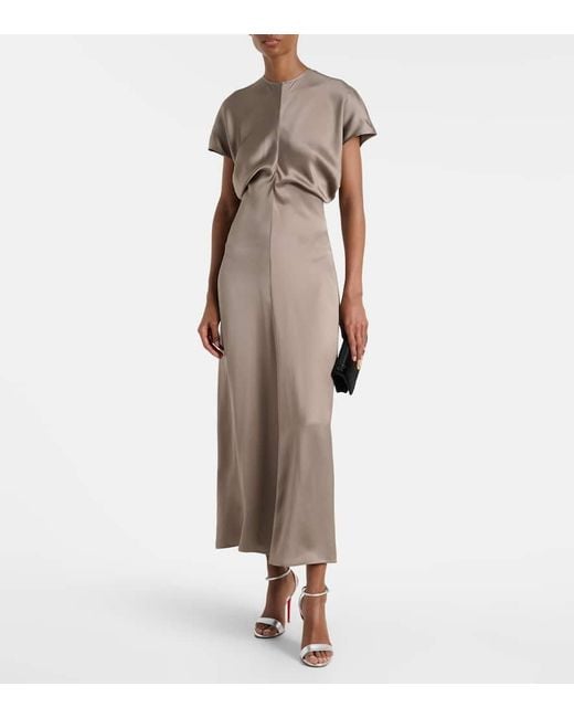 Christian Louboutin White Sandalen Miss Z 100 Aus Metallic-Leder