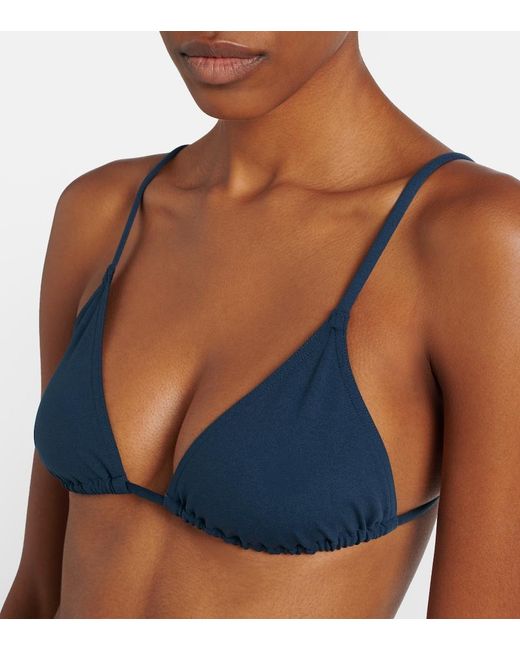 Top De Bikini Triangular Mouna Eres de color Blue