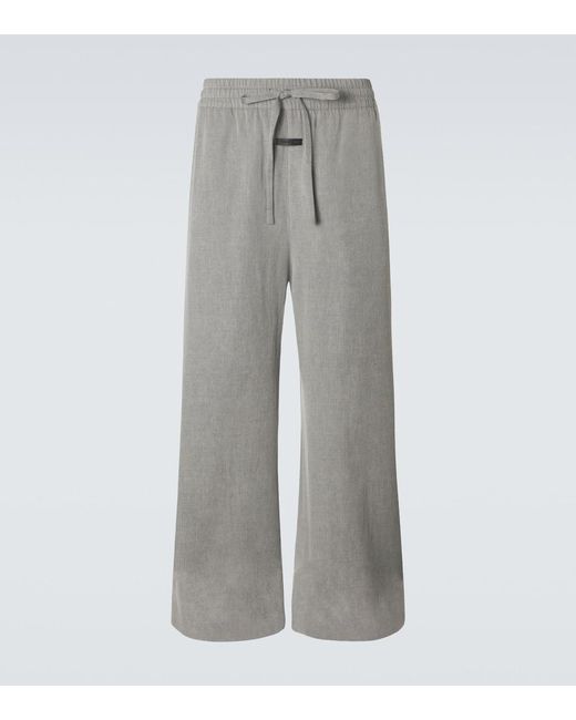 Fear Of God Gray Virgin Wool Sweatpants for men