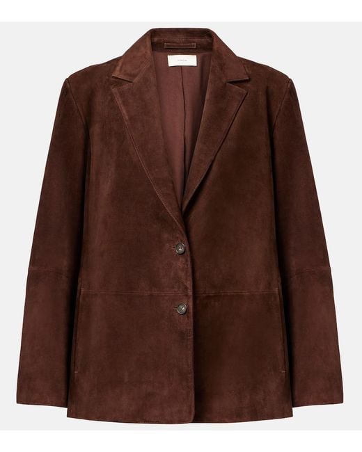 Vince Brown Suede Blazer