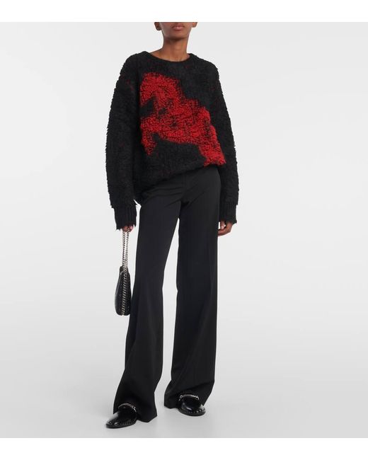 Mocassini Falabella Alter Mat Con Borchie di Stella McCartney in Black