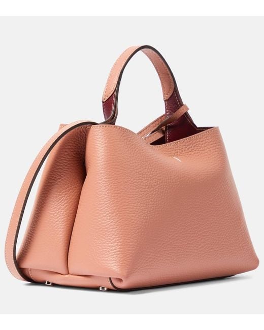 Tod's Pink Apa Micro Leather Tote Bag