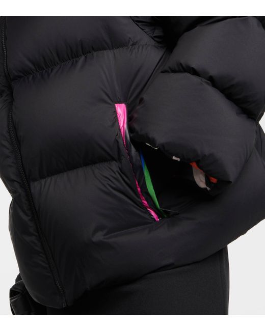 Emilio Pucci Black Marmo Puffer Jacket