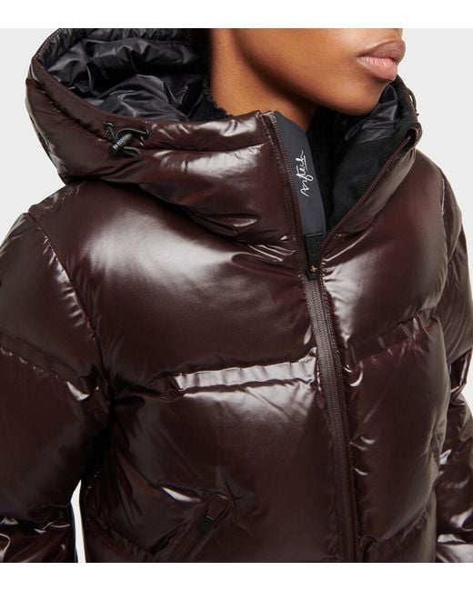 Aztech Mountain Brown Minnie Cropped Down Ski Jacket
