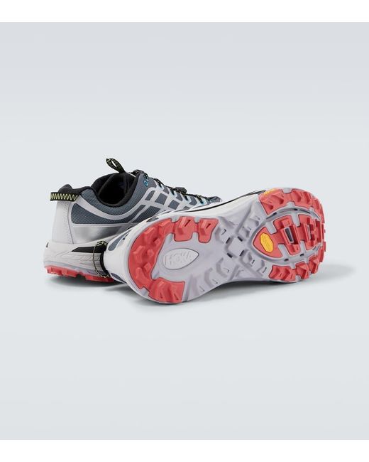 Hoka One One Blue Mafate Three2 Sneakers for men