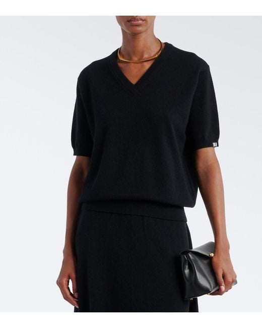 Extreme Cashmere Black N°490 Martina Cashmere-Blend Sweater