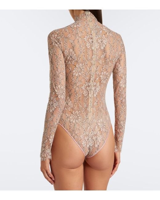Valentino White Lace Bodysuit