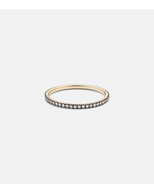 STONE AND STRAND White Come Closer 14Kt Ring With Diamonds