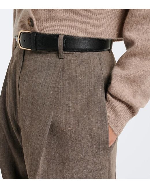 Loulou de Saison Natural Heike Cropped Cashmere Cardigan