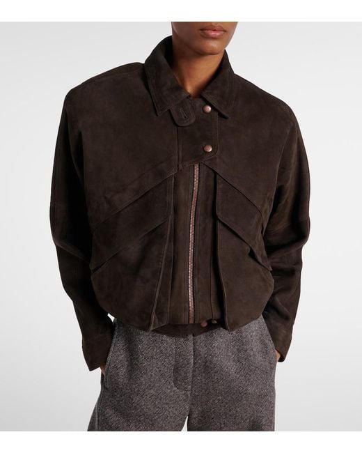 Magda Butrym Black Suede Jacket