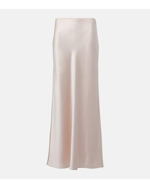 Joseph Natural Isaak Silk Maxi Skirt
