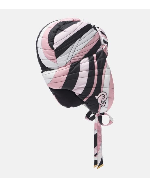 Emilio Pucci Black Iride Ski Hat