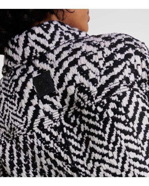 Veste en jacquard de laine Loewe en coloris Black