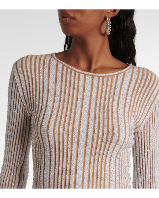Pull Raye A Sequins Missoni en coloris Natural