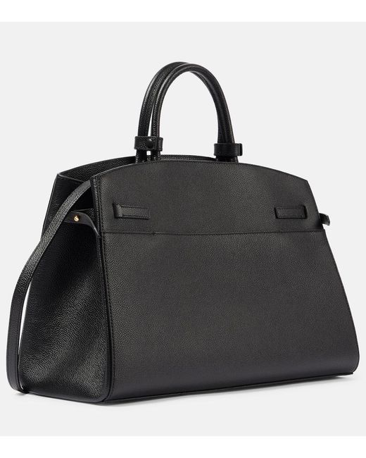 DeMellier London Black Hudson Small Leather Tote Bag