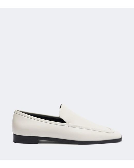 A.Emery White Lane Leather Loafers