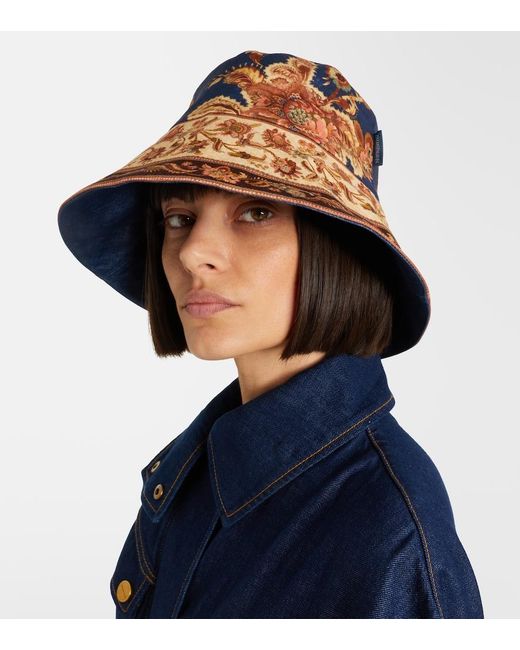 Cappello A Secchiello Reversibile di Zimmermann in Blue