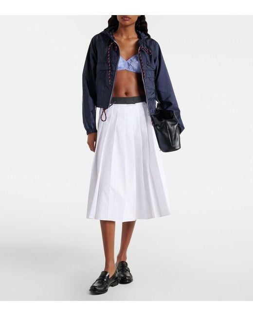 Prada Blue Silk Bra