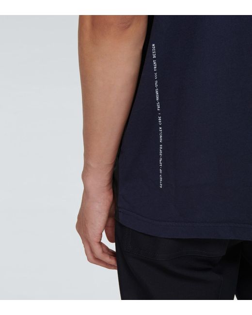 Moncler Genius Cotton 7 Moncler Frgmt Hiroshi Fujiwara Short-sleeved  T-shirt in Black for Men | Lyst