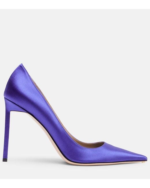 Tom Ford Purple Pumps Betty 105 Aus Satin