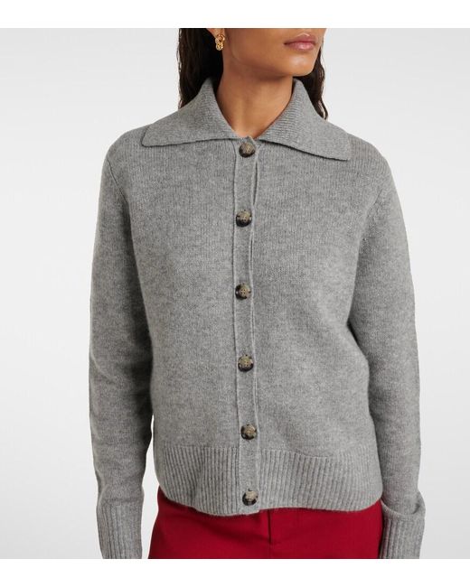 Jardin Des Orangers Gray Cashmere Cardigan