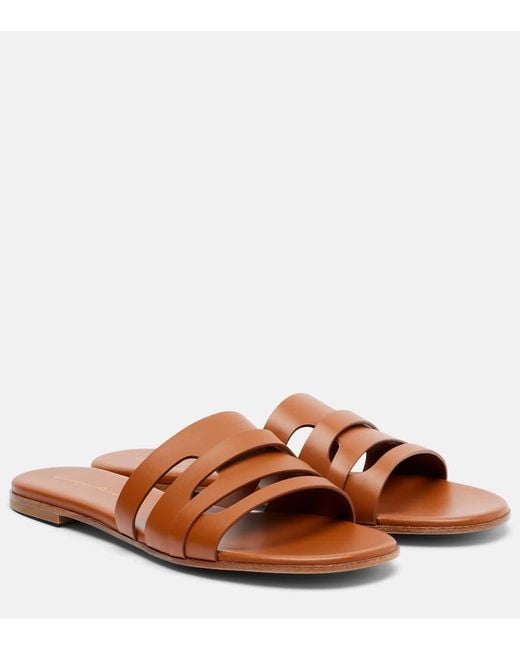 Sandalias De Piel Gianvito Rossi de color Brown