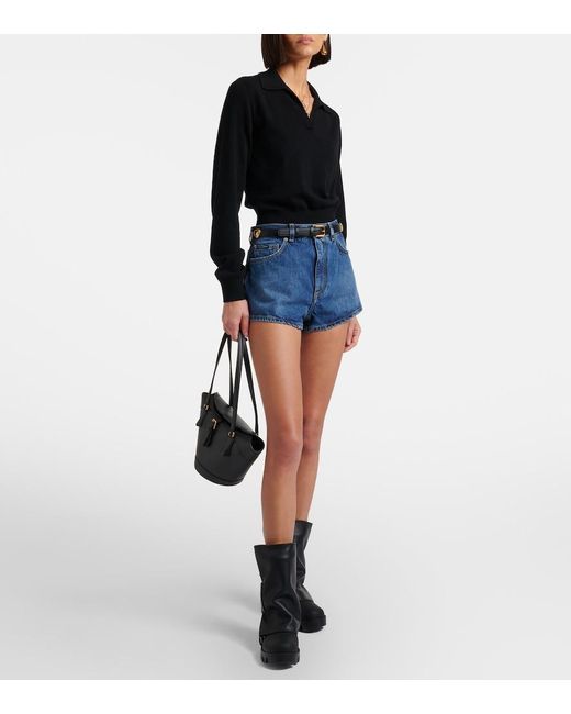 Dolce & Gabbana Black Leather Biker Boots