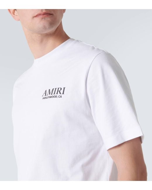 T-shirt en coton a logo Amiri pour homme en coloris White