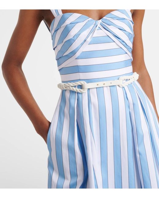 Abito Midi Nilah di Rebecca Vallance in Blue