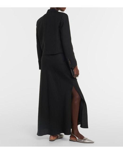 Brunello Cucinelli Black Cropped Blazer