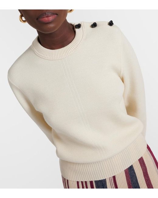 Bottega Veneta Natural Wool Sweater