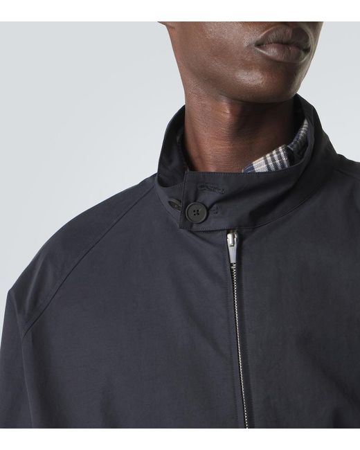 Studio Nicholson Blue Over Cotton-Blend Bomber Jacket for men