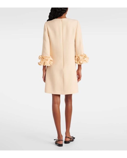 Valentino Natural Crepe Couture Minidress