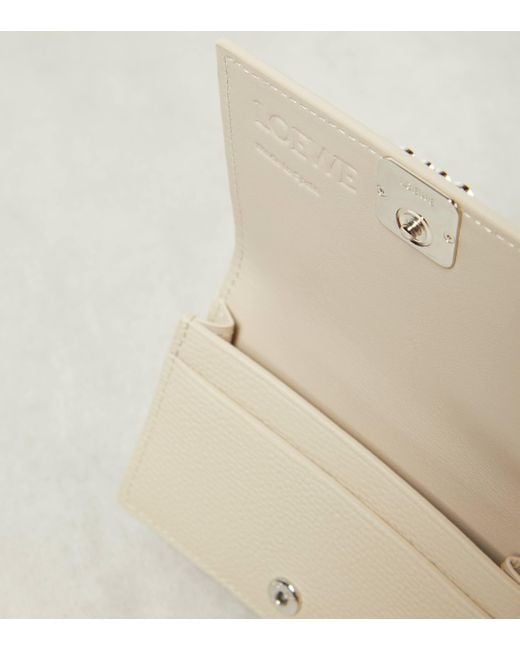 Loewe Natural Anagram Leather Card Holder