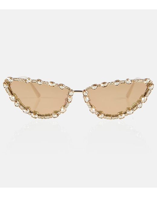 Dior Natural Missdior B1u Embellished Sunglasses
