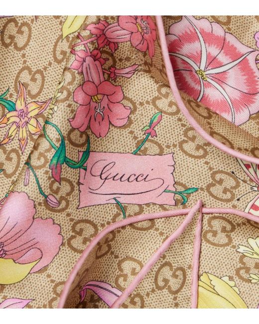 Sciarpa Gg Flora di Gucci in White