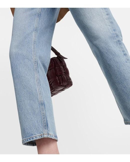 Citizens of Humanity Blue Isla Low-Rise Straight Jeans