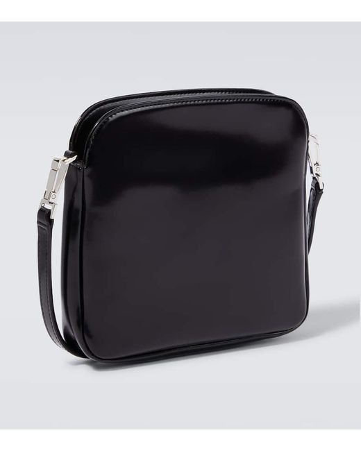 Saint Laurent Black Paris Mini Leather Camera Bag for men
