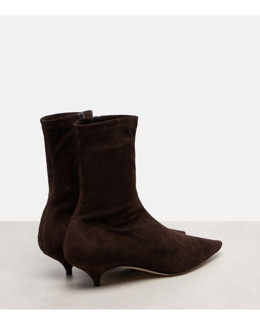 Bottines Liisa 40 En Daim The Row en coloris Brown