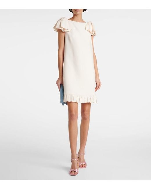 Valentino Natural Crepe Couture Minidress