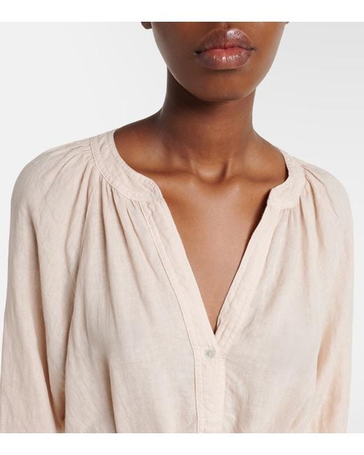 Velvet Natural Dakota Linen Maxi Dress